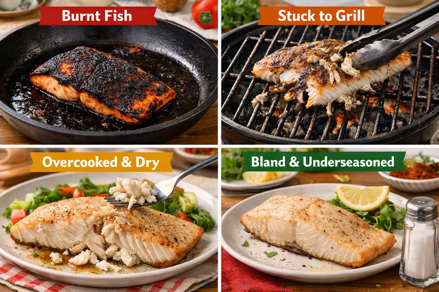 Balık pişirirken dikkat edilmesi gereken yaygın hatalar